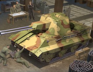 TRUMPETER 01537 - 1:35 German E-50 Flakpanzer