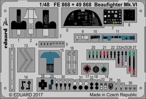 Przejdź do produktu EDUARD 49868 - 1:48 Beaufighter Mk.VI