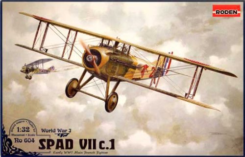 Przejdź do produktu RODEN 604 - 1:32 Spad VII c.1 French