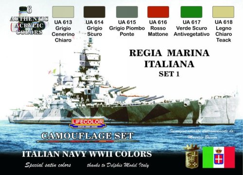 Przejdź do produktu LIFECOLOR CS 15 - Regia Marina Italiana - Set 1