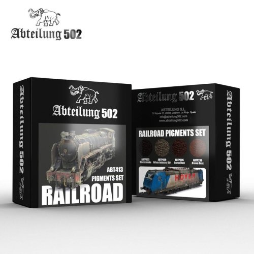 Przejdź do produktu ABTEILUNG 502 ABT413 - Railroad Pigments Set 4 x 20 ml