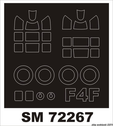 Przejdź do produktu MONTEX SM72267 - 1:72 F4F-4 Wildcat