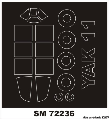 Przejdź do produktu MONTEX SM72236 - 1:72 Yak-11