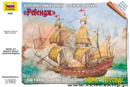 Przejdź do produktu ZVEZDA 6500 - 1:350 HMS Revenge - Sir Francis Drakes Flagship
