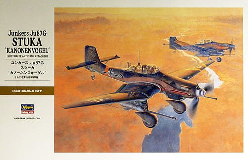 Przejdź do produktu HASEGAWA ST25 - 1:32 Junkers Ju 87G Stuka Kannonenvogel