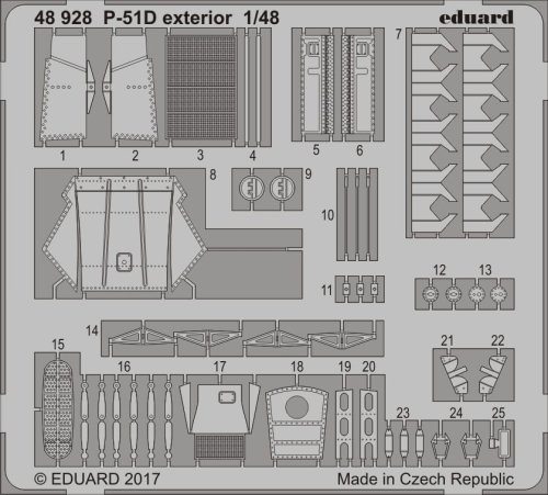 Przejdź do produktu EDUARD 48928 - 1:48 P-51D exterior