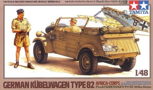 Przejdź do produktu TAMIYA 32503 - 1:48 German Kubelwagen Type 82 Africa Corps
