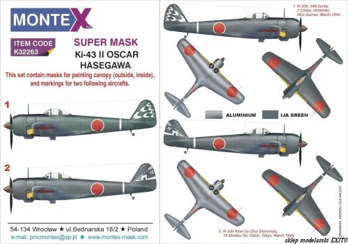 Przejdź do produktu MONTEX K32263 - 1:32 Ki-43II Oscar