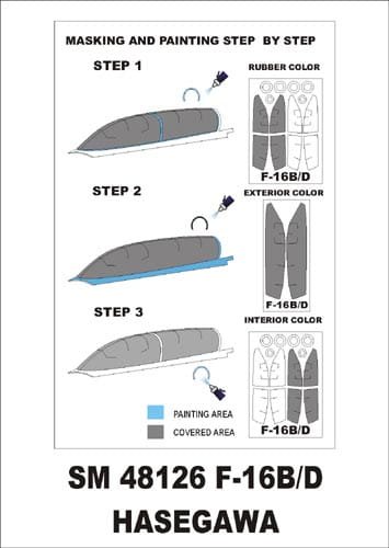 Przejdź do produktu MONTEX SM48126 - 1:48 F-16 B/D
