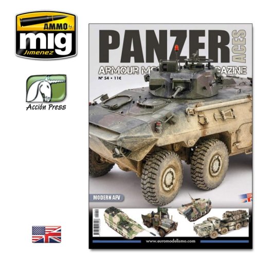 Przejdź do produktu Panzer Aces Armor Modelling Magazine 54 - poradnik dla modelarzy pancernych