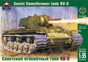 ARK MODELS 35028 - 1:35 KV-8 Soviet flamethrower tank
