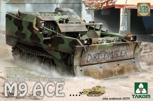 Przejdź do produktu TAKOM 2020 - 1:35 M9 ACE U.S. Armored Combat Earthmover