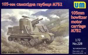 UNIMODELS 228 - 1:72 105mm howitzer motor carriage M7B2
