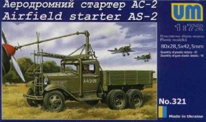 UNIMODELS 321 - 1:72 Airfield Starter AS-2 on GAZ AAA