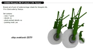 EDUARD 632065 - 1:32 Mosquito Mk.VI wheels