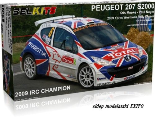 Przejdź do produktu BELKITS 001 - 1:24 Peugeot 207 S2000