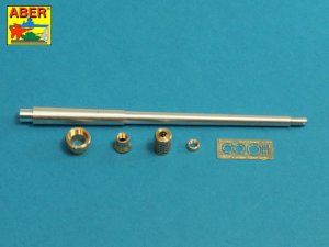 Aber 35L-232 - 1:35 Lufa 10,5cm armaty KwK L/70 z perforowanym hamulcem wylotowym do niemieckiego czołgu Pz.Kpfw.VII Löwe i VK 70.01K