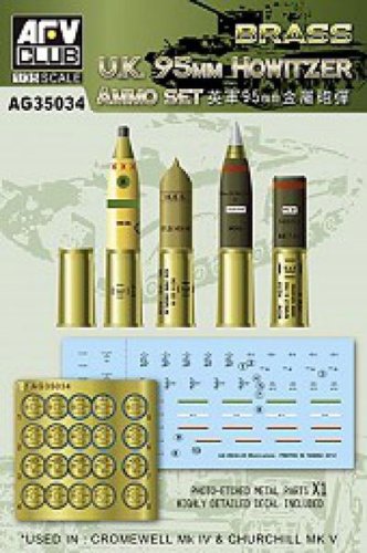 Przejdź do produktu AFV CLUB AG 35034 - 1:35 U.K. 95mm Howitzer Ammo Set-Brass