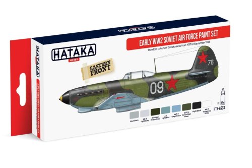 Przejdź do produktu HATAKA AS33 - Zestaw farb Early WW2 Soviet Air Force