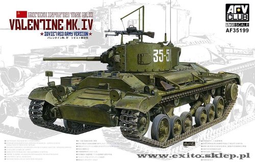 Przejdź do produktu AFV CLUB 35199 - 1:35 British Infantry Tank Valentine Mk.IV - Soviet Version