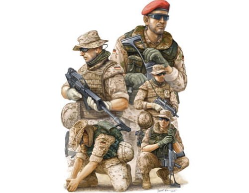 Przejdź do produktu TRUMPETER 00421 - 1:35 Modern German ISAF Soldiers in Afghanistan