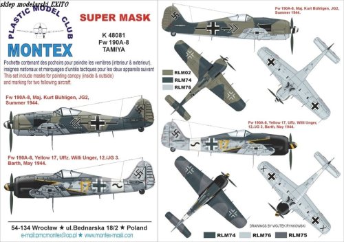 Przejdź do produktu MONTEX K48081 - 1:48 Fw-190 A-8