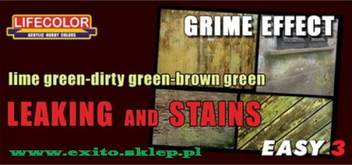 Przejdź do produktu LIFECOLOR MS11 - Leaking and Stains - Grime Effect