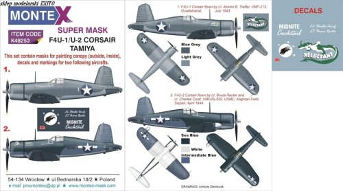 Przejdź do produktu MONTEX K48253 - 1:48 F4U-1 Corsair