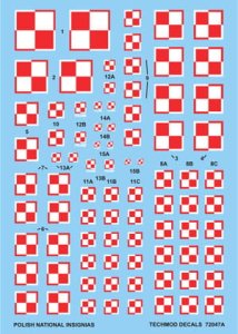 TECHMOD 72047 - 1:72 National Insignia Poland