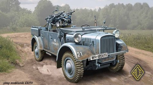 Przejdź do produktu ACE 72512 - 1:72 Kfz.4 Truppenluftschutzkraftwagen - A.A. motor vehicle