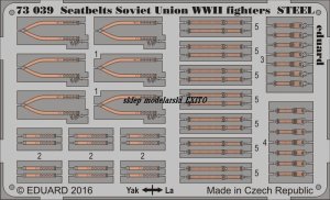 EDUARD 73039 - 1:72 Seatbelts Soviet Union WWII fighters - Steel