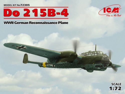 Przejdź do produktu ICM 72305 - 1:72 Dornier Do 215B-4 WWII German Reconnaissance Plane