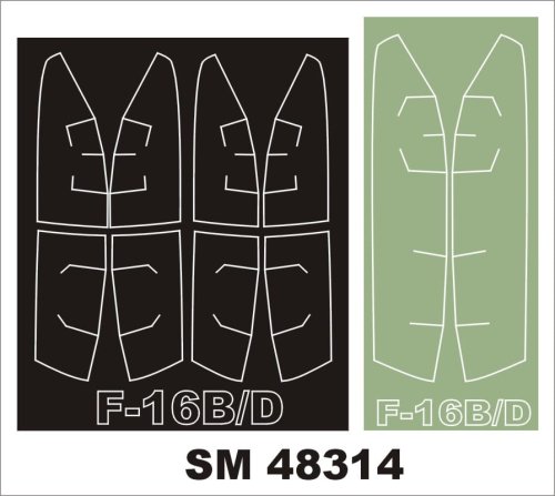 Przejdź do produktu MONTEX SM48314 - 1:48 F-16 B/D