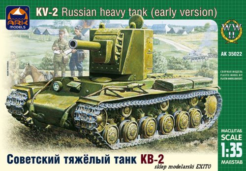 Przejdź do produktu ARK MODELS 35022 - 1:35 KV-2 Russian heavy tank early version