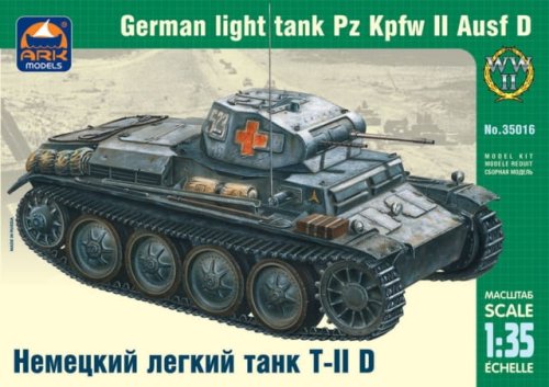 Przejdź do produktu ARK MODELS 35016 - 1:35 German light tank Pz.Kpfw. II Ausf D