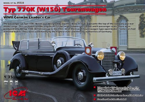 Przejdź do produktu ICM 35533 - 1:35 Typ 770K (W150) Tourenwagen WWII German Leader's car