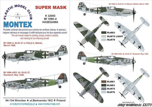 Przejdź do produktu MONTEX K32093 - 1:32 Bf-109 K-4
