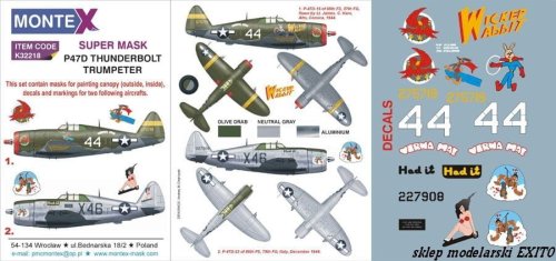Przejdź do produktu MONTEX K32218 - 1:32 P-47D Razorback
