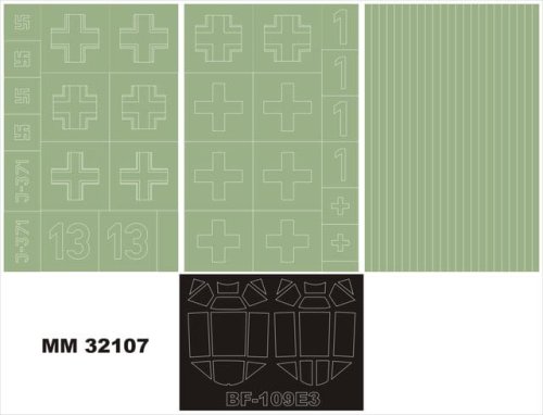Przejdź do produktu MONTEX MM32107 - 1:32 Messerschmitt Bf 109E-3