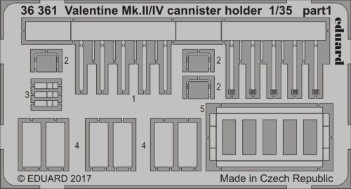 Przejdź do produktu EDUARD 36361 - 1:35 Valentine Mk.II/IV cannister holder
