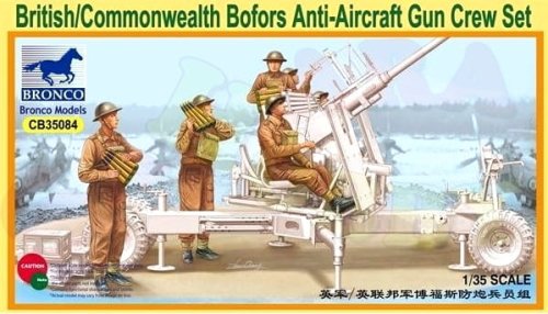 Przejdź do produktu BRONCO CB 35084 - 1:35 British / Commonwealth Bofors Gun Crew set