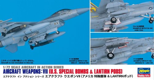 Przejdź do produktu HASEGAWA X7212 - 1:72 U.S Aircraft Weapons VII - Special Bombs & Lantirn Pods