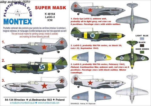 Przejdź do produktu MONTEX K48164 - 1:48 LaGG-3
