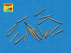 ABER 1:700L-21  - 1:700 Zestaw 20 uniwersalnych luf  102 mm do brytyjskich okrętów