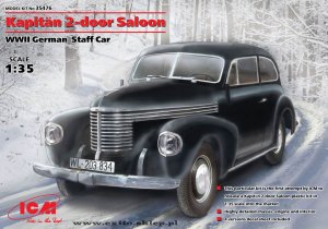 ICM 35476 - 1:35 Opel Kapitan 2-door Saloon - WWII German Staff Car
