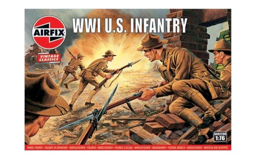 Przejdź do produktu AIRFIX 00729V - 1:76 WWI U.S. Infantry - Airfix Vintage Classics