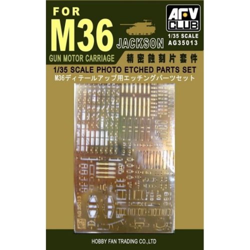 Przejdź do produktu AFV CLUB AG 35013 - 1:35 M36 Jackson Photo Etched Parts Set