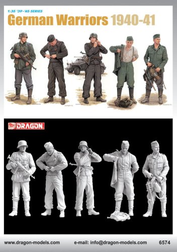 Przejdź do produktu DRAGON 6574 - 1:35 German Warriors 1940-41