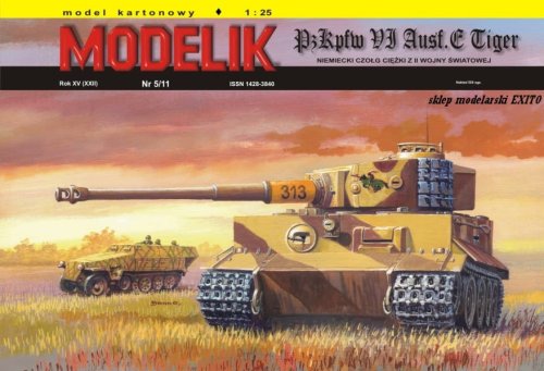 Przejdź do produktu MODELIK 1105 - 1:25 Pz.Kpfw.VI Tiger Ausf.E