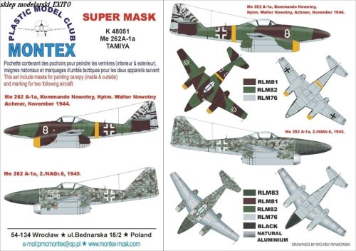 Przejdź do produktu MONTEX K48051 - 1:48 Me-262